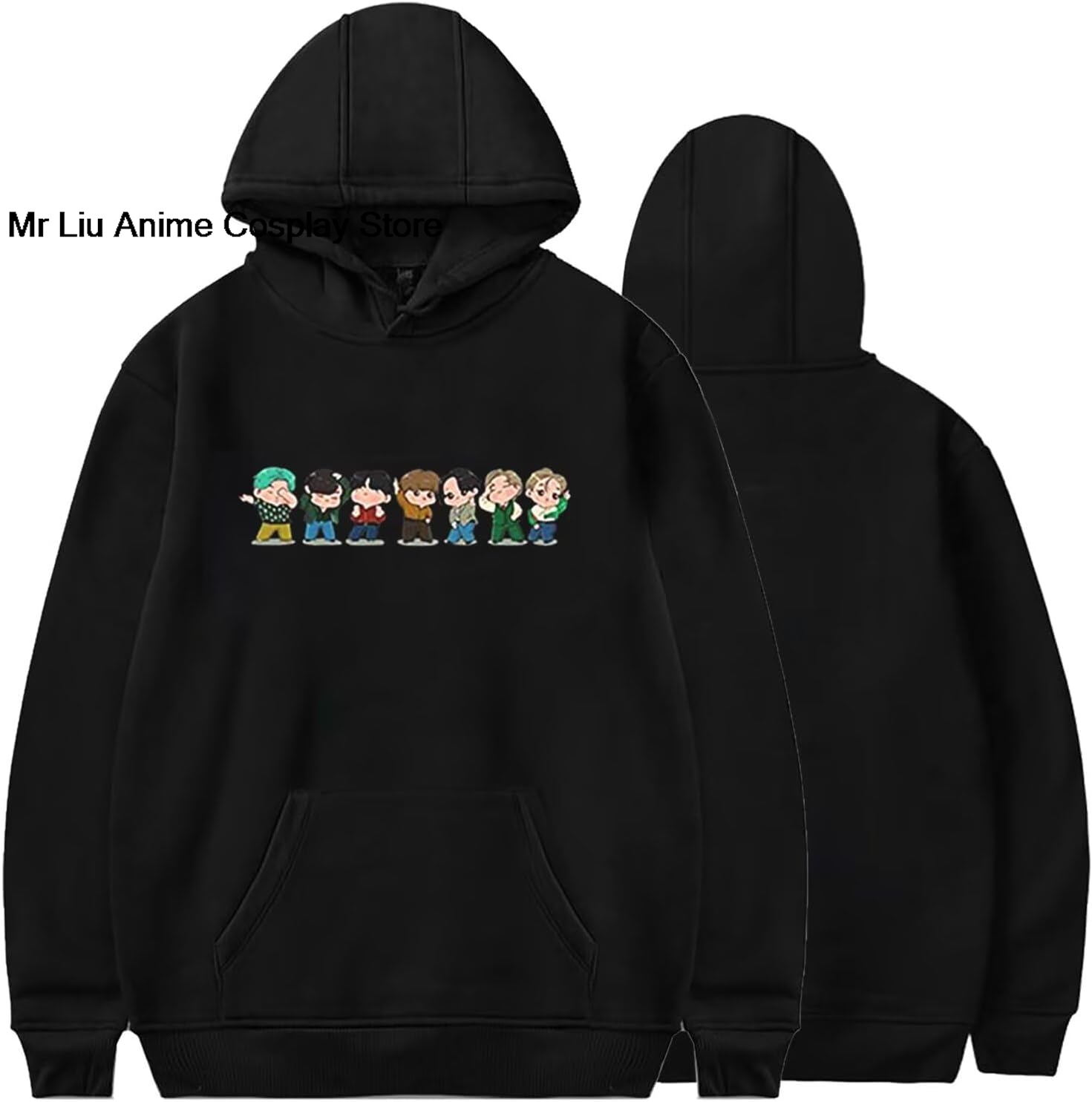 Anime Merchandise Hoodie - Felpa con Cappuccio Grafica 'Love Yourself'