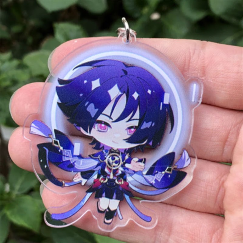 Anime Merchandise China - Portachiavi Cosplay Genshin Impact, Ciondolo in