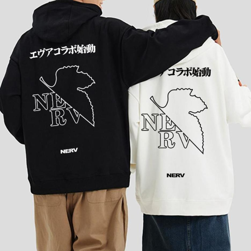 Anime Merchandise Hoodie - Felpa con Cappuccio Anime EVA-01, Merchandise