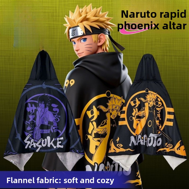 Anime Merchandise Hoodie - Naruto Uchiha Sasuke anime merce cartone